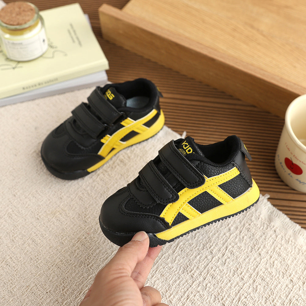 Vancahao girls' breathable first walker shoes, non-slip athletic white shoes, soft sole sneakers, boys' shoes, baby crocs