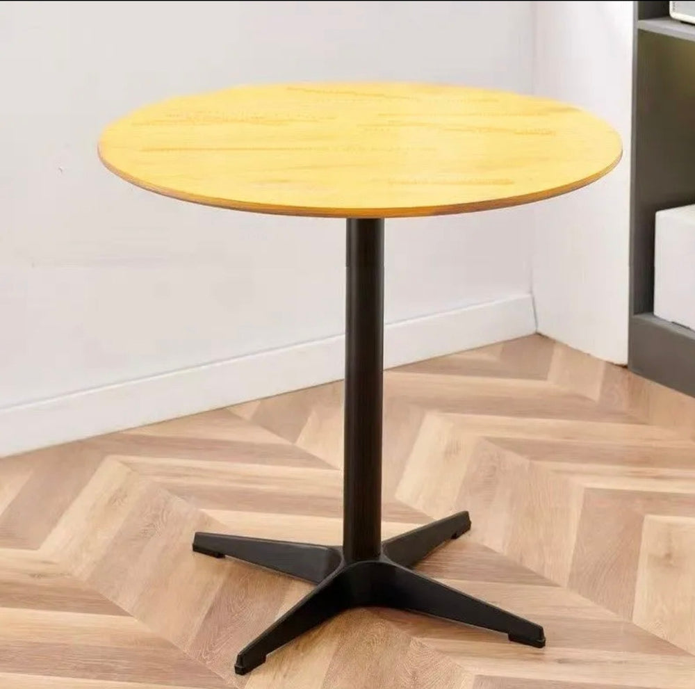 Minimalist particleboard dining table - perfect for cafes, bubble tea shops, small spaces, home use, balconies, outdoor dining, and business meetings