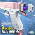 New glock electric water gun toy - automatic, high-pressure, powerful water blaster for kids - perfect for outdoor water fights and beach fun!