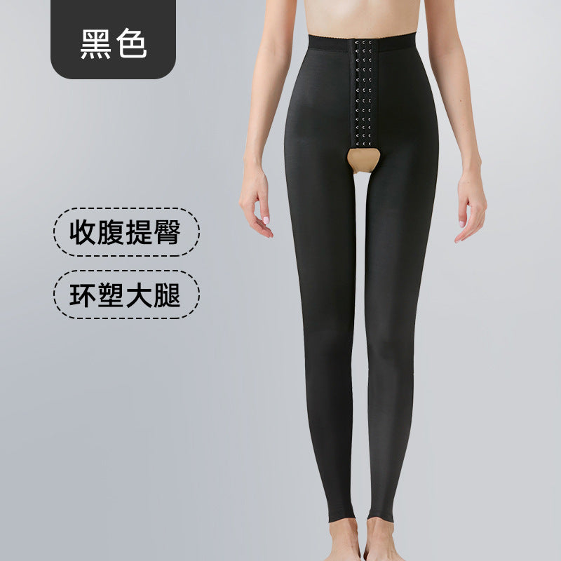 Thigh ring liposuction postoperative body shaping pants first stage crotchless postpartum seamless leg binding hip shaping pants leg binding pants