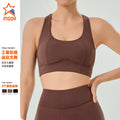 New arrival outdoor fitness bra yoga wear tops women's summer slimming look beautiful back yoga vest with chest pad sports intimates