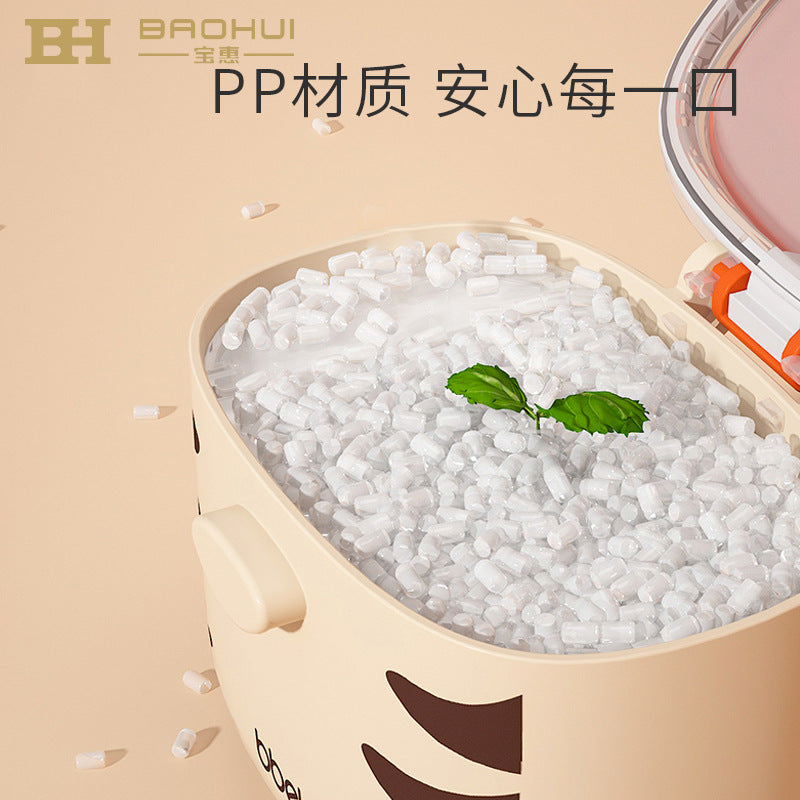 Baby milk powder box Portable out Large capacity baby rice noodle box Milk powder sub-packaging box Sealed storage tank Moisture-proof