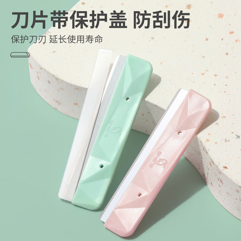 Keqi imported 5-piece dedicated eyebrow razor blades, stainless steel eyebrow shaping blades, beauty tools for women's eyebrow shaping