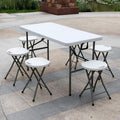 Foldable dining table, outdoor portable simple table, plastic study desk, long table, rectangular negotiation table