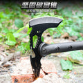 Outdoor multifunctional tactical ax, engineer ax, wood chopping, self-defense hand ax, tree chopping, mountain ax, camping long handle