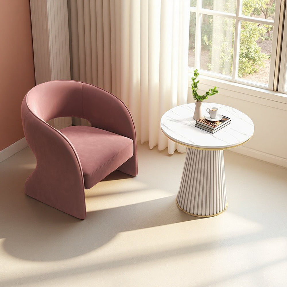 Hotel restaurant living room reception negotiation table and chair set - creative modern minimalist designer casual single sofa chair