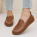 flat bottom retro lazy flatsautumnew arrivalexportplaidplus size slip-on beanie shoes for women