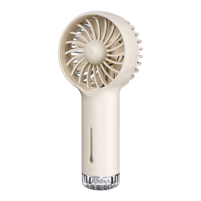 new arrival: outdoor handheld spray fan - multifunctional portable rechargeable humidifying mini fan gift