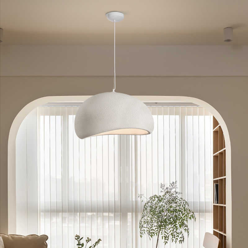 Wabi wind chandelier creative personality restaurant bar light micro cement designer bed and breakfast living room bedroom cloud chandelier