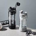 Anti-fall casual sports water bottle car water cup fitness cup leak-proof tea separator student portable plastic cup wholesale