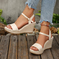 summer new arrival: plus-size wedge sandals for women (sizes 35-42). wholesale available. dropshipping to  and
