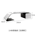 Painted office desk fashioncasual women's boss desk pink classy manager desk creative office table and chair combination