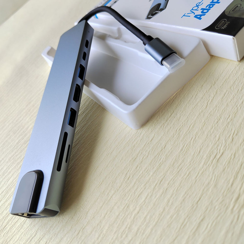 new product type c docking station usb converter same screen network card notebook eight-in-one docking station