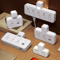Tiantu multifunctional home wireless socket converter plug - one-to-multiple outlet with night light and usb charging strip