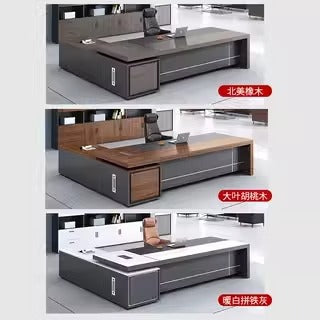 Saint li elegant executive desk office desk minimalist modern ceo desk chair set light luxury executive office table manager desk