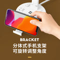 Reading desk lamp study plug-in eye protection desk student dormitory bedside lamp with socket usb multifunctional table lamp