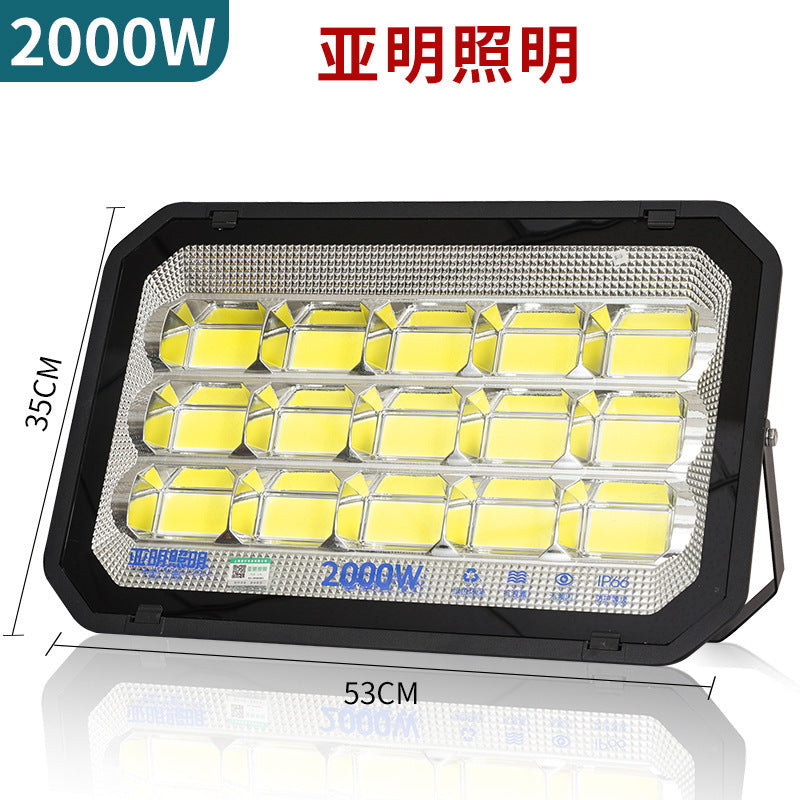 Yaming Outdoor Large Area Lighting Construction Site Special Flood Light 1000w Project Strong Light LED Spotlight