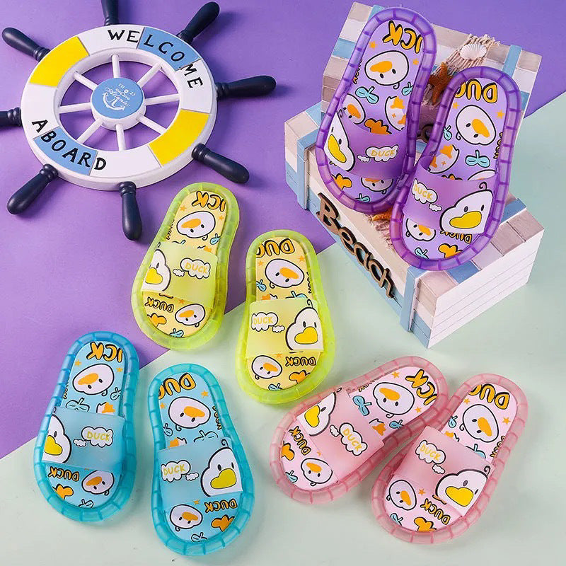 2024 cartoon kids' slippers - summer light-up, trendy, cute baby animal indoor/outdoor home slides
