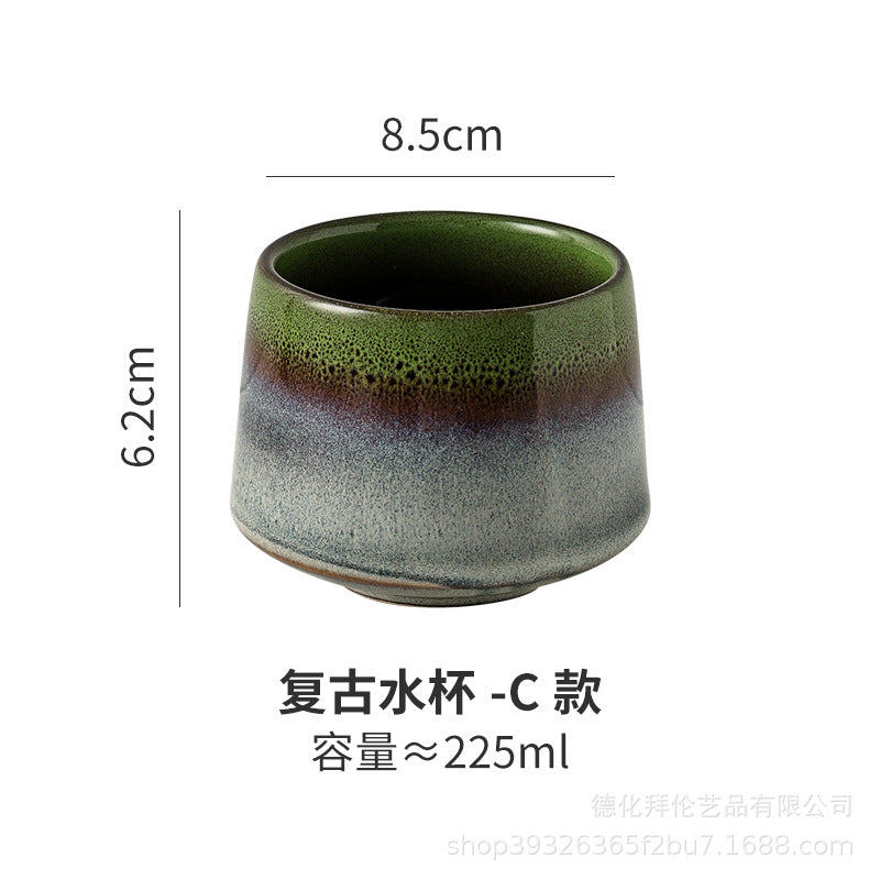 Japanese kiln matcha cup creative large for home tea cup office coffee cup stylish ceramic cup