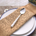 western stainless steel tableware knife, fork and spoon gift box stainless steel spoon threaded ceramic gift tableware wholesale