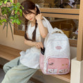 Versatile japanese-style star & polka dot kids' backpack - new korean design, large capacity, cute outdoor tote bag/backpack for boys & girls