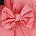 Children's clothingbows black t-shirt + pink skirt suitgirlnew arrival