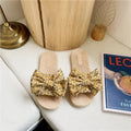 2026 new bowknot ins style slides: super cute, non-slip, beach-ready, girly, versatile outdoor slippers for women