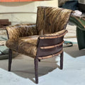 Medieval style tribal palm tea room owner chair sofa chair living room accessible luxuryclassy genuine leather retrocasual tea chair