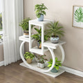 Wrought iron flower stand indoor for home balcony bay window storage living room creative succulent pothos floor-standing thickened flower stand flower pot