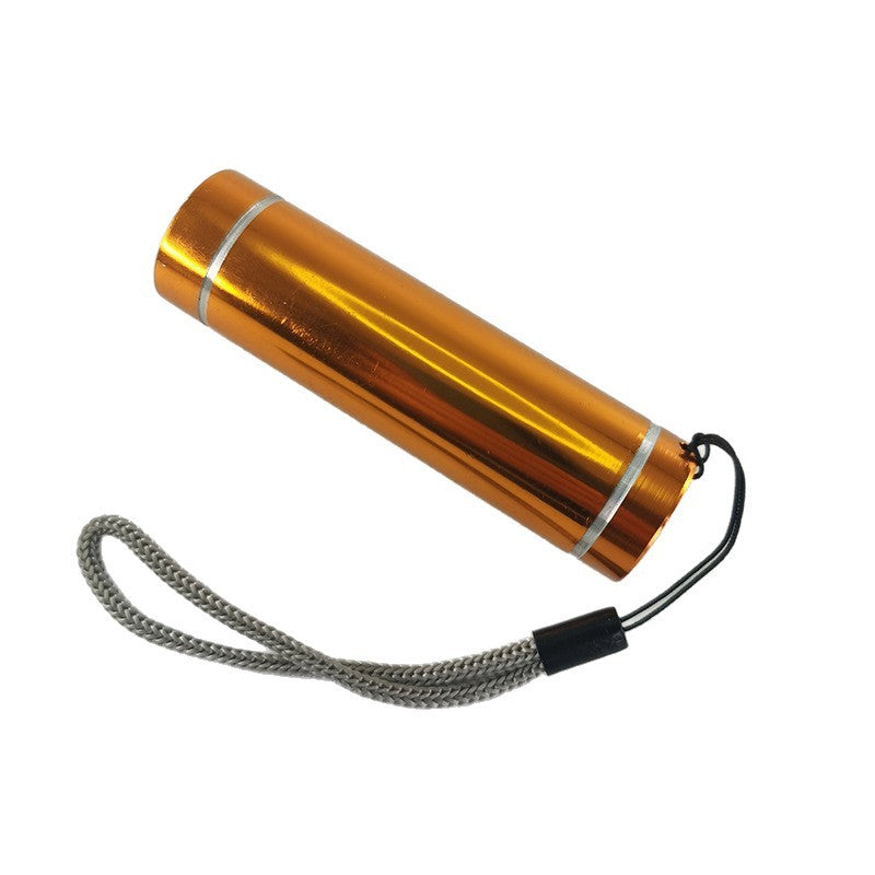 Exquisite gift small flashlight No. 7 AAA battery lens portable small flashlight mini aluminum alloy student small flashlight