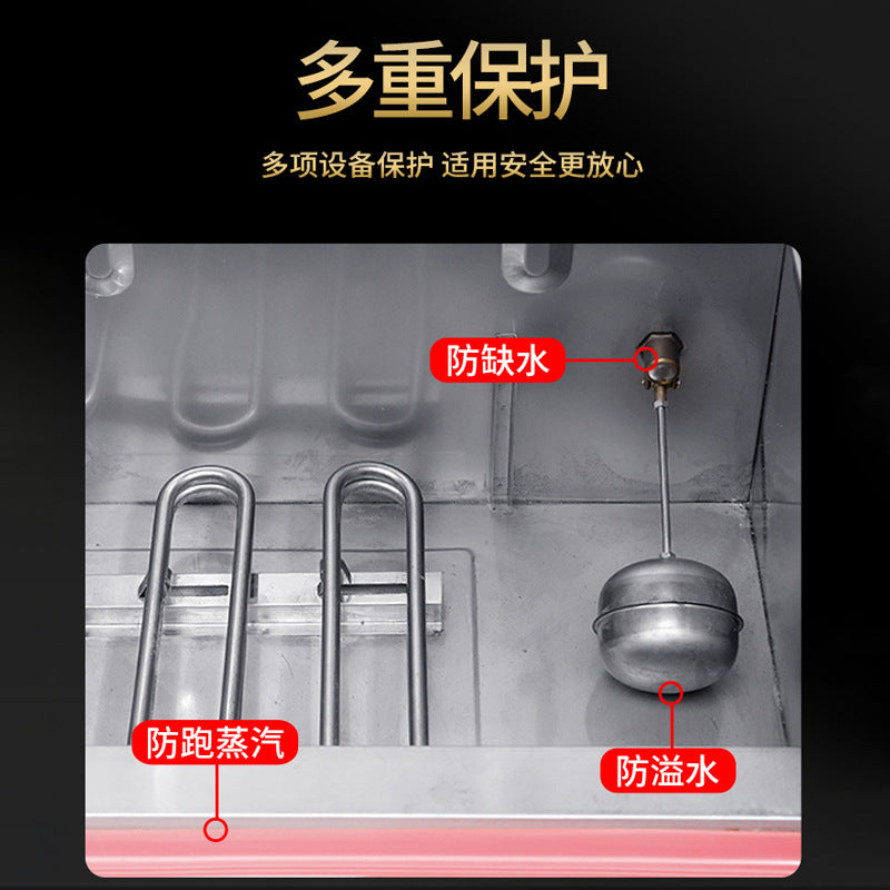 Commercial rice steamer, electric steamer, gas steamer, small rice steamer cart, home/canteen use, fully automatic rice steamer, rice steaming machine