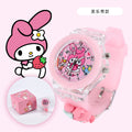 Kids' watch for girls - time-only, waterproof, drop-resistant, cute cartoon design, luminous, elementary school girl's analog-digital watch