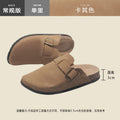 birkenstock slippers toe-cap half-slippers 2024 new spring and summer women's shoes one-leg retro water pine outwearfashion