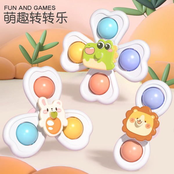 Baby dining chair fun rotatable gyro infant turning music soothing bath toys car toys wholesale