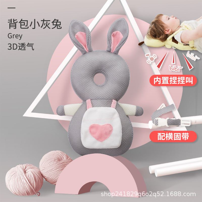 Baby head protection hat - anti-fall safety pillow for babies learning to walk - four-season breathable protective pad