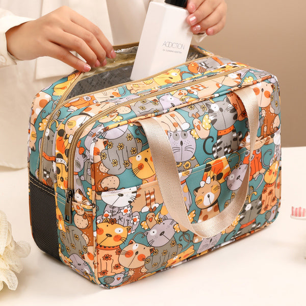 Cross-border dry and wet separation, toiletry bag, portable waterproof travel cosmetic bag, large-capacity swimming clothing storage, beach bag