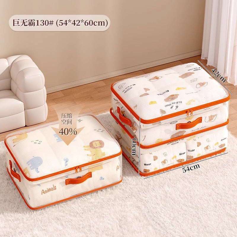 PVC storage bag, clothes quilt, household finishing bag, down jacket, quilt, clothing large-capacity storage bag