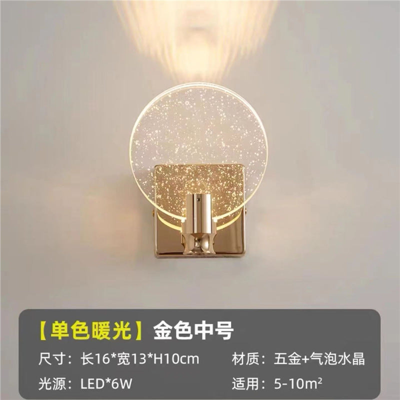 New arrival crystal wall lamp bedside lamp bedside wall lamp led wall lamp master bedroom room wall lamp casualpopular wall lamp
