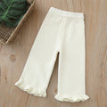 Kids' knit cardigan & pants set -  autumn/winter new collection - girls' cartoon cardigan & wide-leg pants set