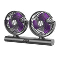 Usb dual-head mini fan - desktop, bedroom, home, car, gift, portable, student dorm, wall-mounted - cross-border e-commerce