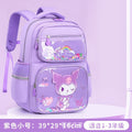 cartoon school backpack for elementary school students, grades 1-6 - quicksand cute girl kuromi fun backpack