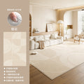 Cream style carpet living room classy new home carpet large area waterproof washable bedroom floor mat