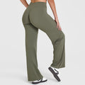 best selling straight-leg pants nude brushed sports casual yoga pants peach butt high waist large stretch fitness pants