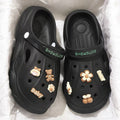 Cartoon nurse clogs women's summer outdoor wear internet celebrity 2024 new non-slipthick sole toe beach sandals