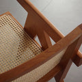 Casual chair recliner white ash solid wood feet living room balcony bedroom for home rest nap lazy small sofa chair