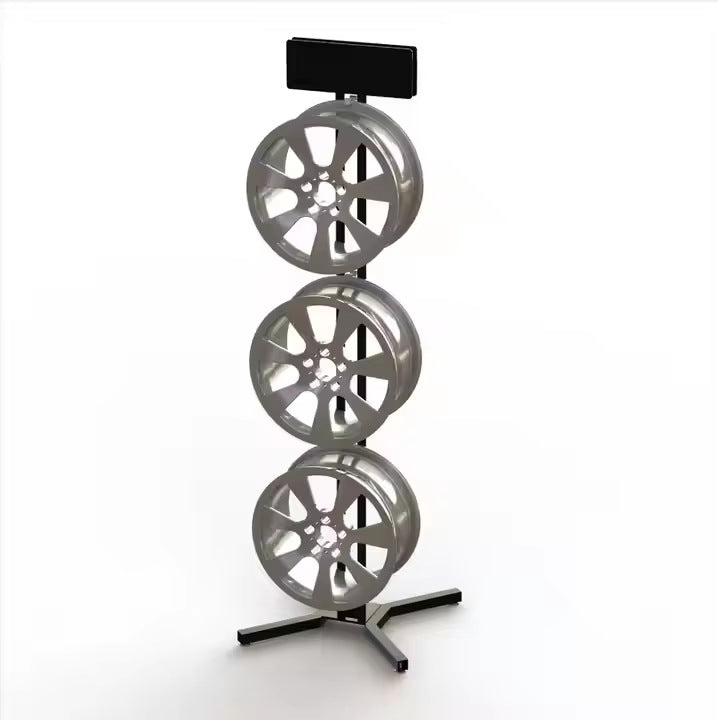 Source Factory Metal Wheel Hub Display Stand Rim Stand Independent Ring Tire Display Stand Strong Load-bearing