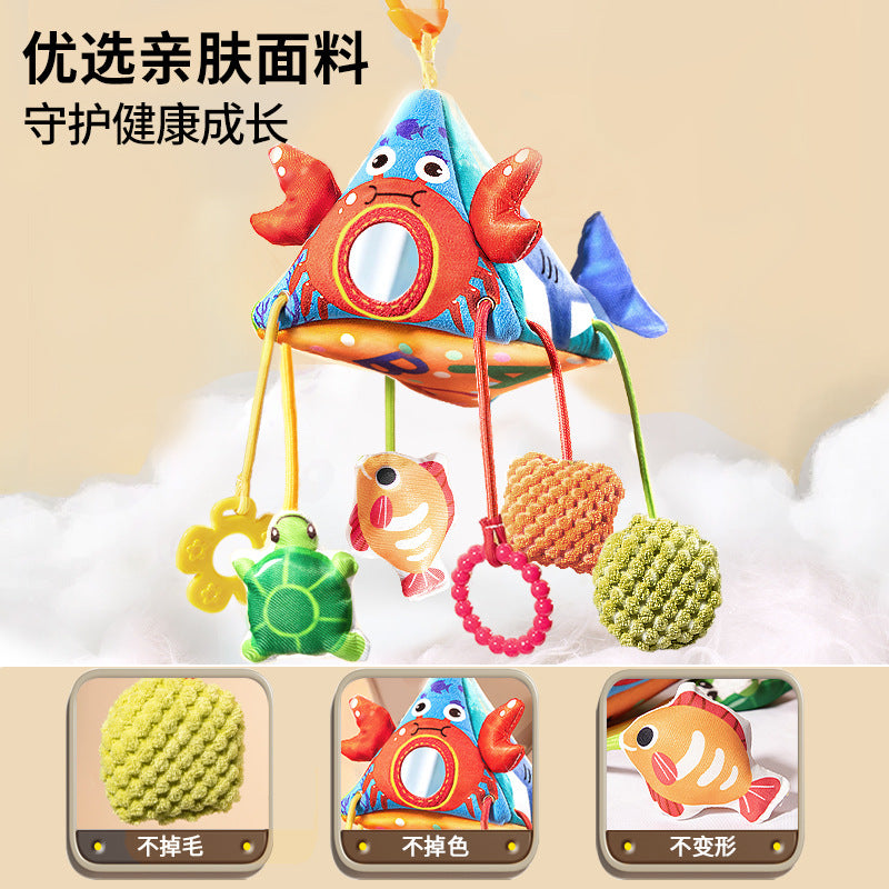 Baby stroller pendant car newborn rattle baby wind chime car soothing bed bell pendant security seat toy
