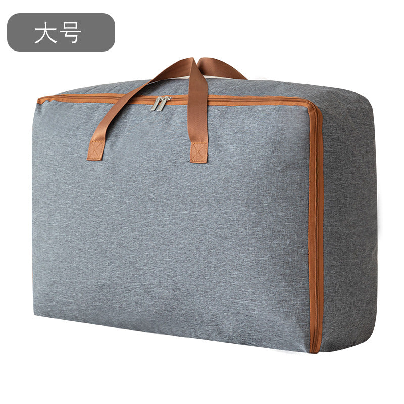 Quilt storage bag, large-capacity moving bag, quilt, clothing sorting artifact, thickened luggage travel bag