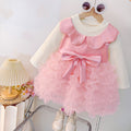 Girls' princess dress - autumn collection : new stylish children's dresses for baby girls, elegant spring/autumn fashion dresses