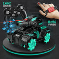 gesture-sensing tank water bomb remote control car wireless four-wheel drive off-road armored vehicle four-wheel drive car boy toy